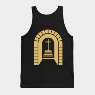 Stairs leading to the cross of Christ. Tank Top